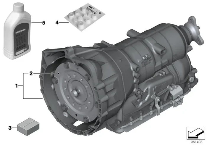 Genuine BMW 24007564246 E92 E93 Exch. Automatic Transmission Eh GA6HP19Z (Inc. 325i & 328i)