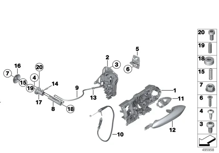 Genuine BMW 25128304975 Nipple (Inc. M6 GT3)