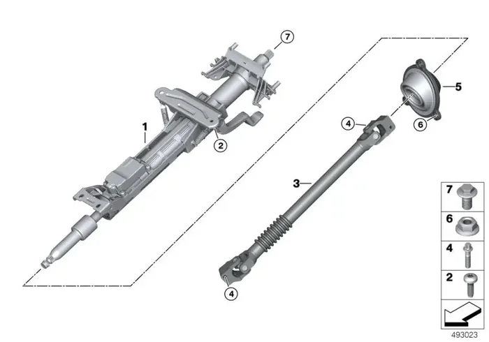 Genuine BMW 32306862103 G29 Steering Shaft Sleeve (Inc. Z4 M40i, Z4 30i & Z4 20i)