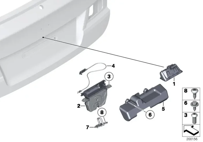 Genuine BMW 33177687623 Cable Tie (Inc. X1)