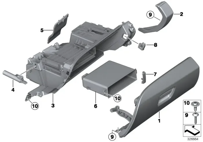 Genuine BMW 51169240806 End Cover SCHWARZ (Inc. 650i, 650iX 4.0 & M6)