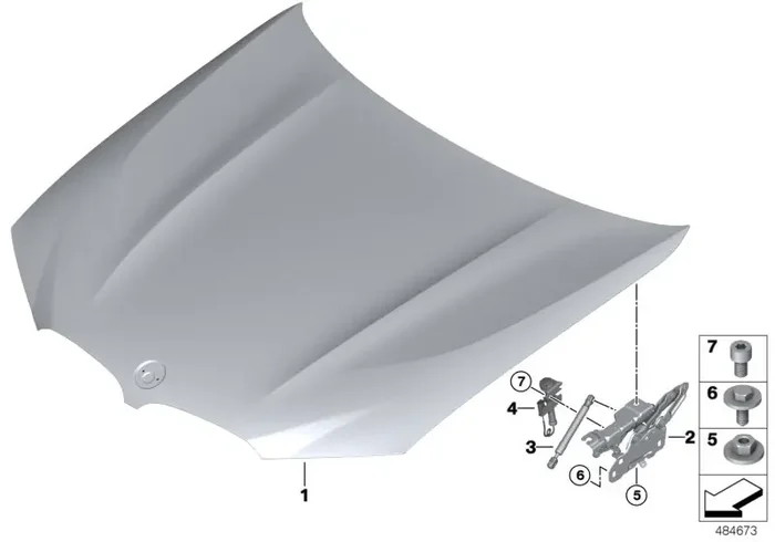 Genuine BMW 51237397496 G02 G01 Actor, Right (Inc. X3)