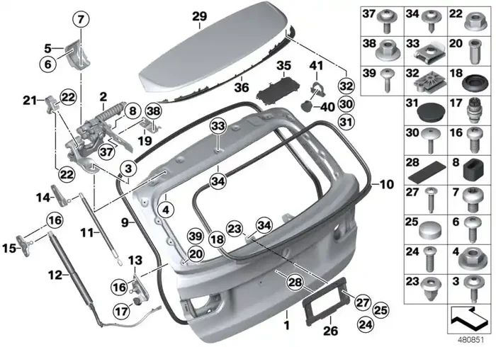 Genuine BMW 51317263164 Covering Diversity (Inc. 340iX, 330dX & 330iX)