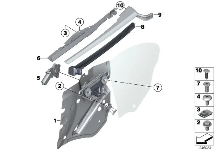 Genuine BMW 51377223755 Connection Angle, Left (Inc. 650iX 4.0, 640i & M6)