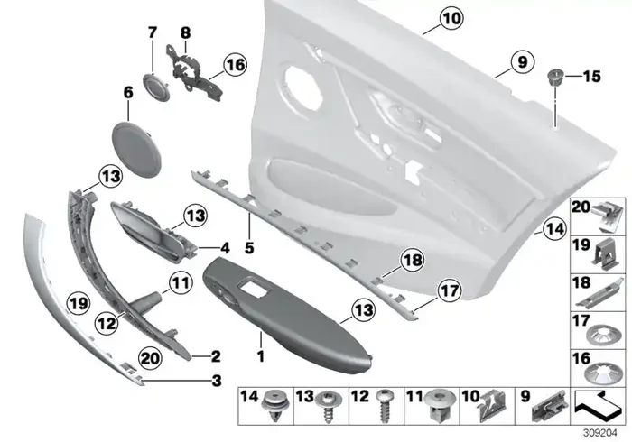 Genuine BMW 51427281310 Armrest, Rear Right VENETOBEIGE (Inc. 320iX, 320dX & 330iX)