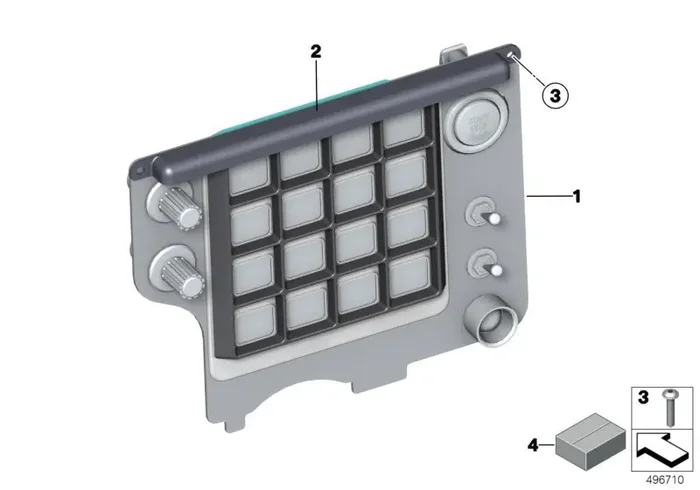 Genuine BMW 61318417651 Lighting SWITCHPANEL 24H (Inc. M6 GT3)
