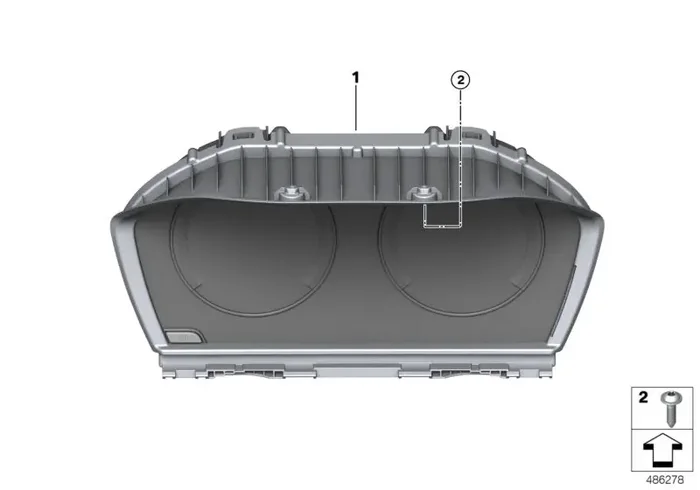 Genuine BMW 62109835824 F39 Instrument Cluster MPH (Inc. X2 & X1 28i)
