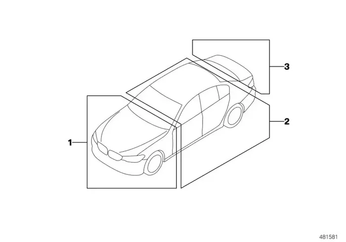Genuine BMW 71236993789 F46 F40 Label, Coolant 520+/-15G (Inc. 116d, 216i & X2 20dX)