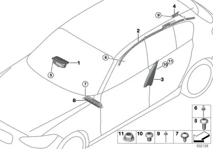 Genuine BMW 72127319690 Deflector Plate, Right (Inc. 328dX, 335dX & 330d)