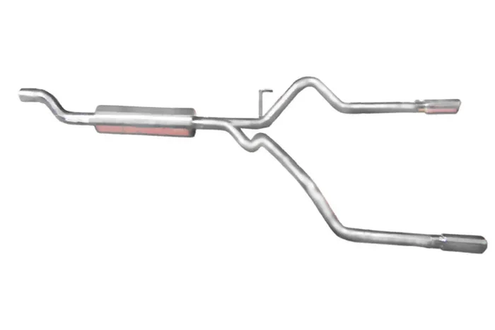 Gibson 03-04 Dodge Ram 2500 SLT 5.7L 2.5in Cat-Back Dual Split Exhaust – Aluminized