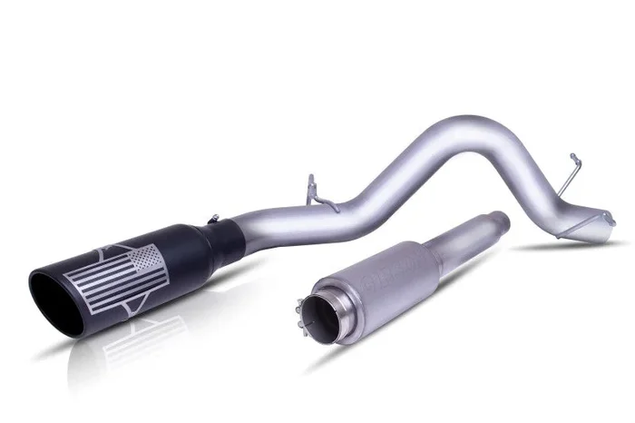 Gibson 11-14 Ford F-150 FX4 3.5L 3.5in/4in Patriot Series Cat-Back Single Exhaust – Stainless