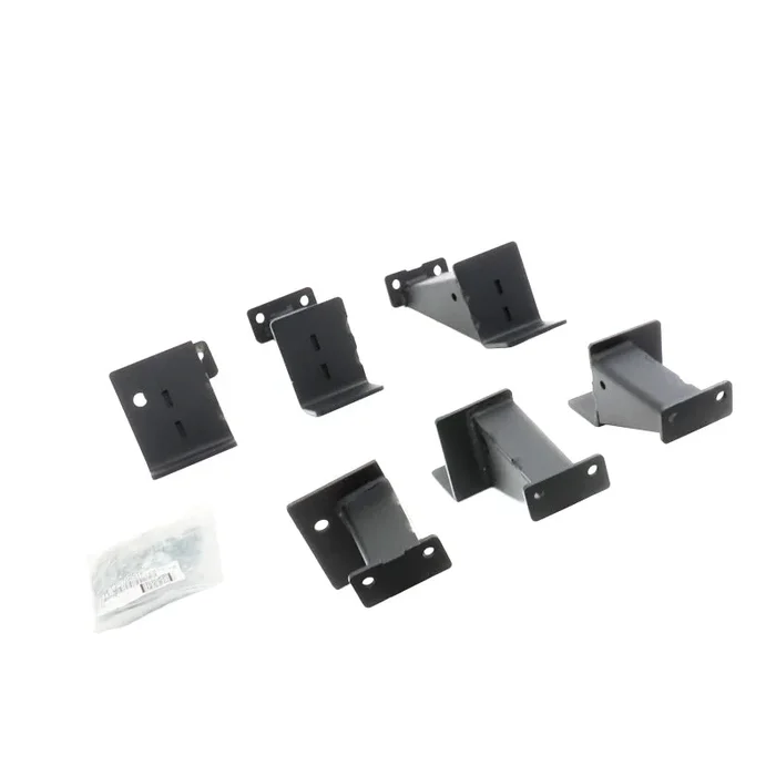 Go Rhino 07-18 Jeep Wrangler JKU 4dr Brackets for Dominator Xtreme Frame Slider – Tex. Blk