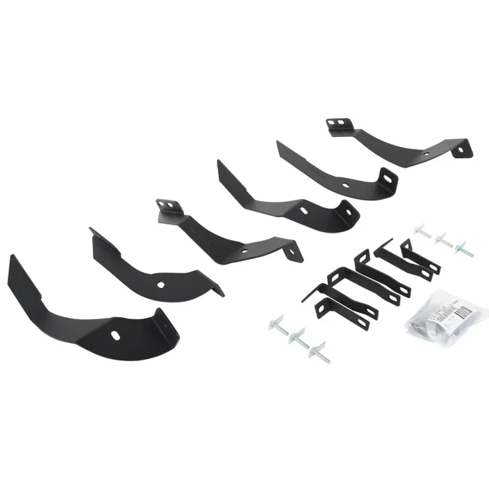 Go Rhino 15-19 GMC Sierra 3500HD CC Dsl Mntg. Brackets (V-Series V3/RB10 Slim/RB20 Slim) – Tex. Blk