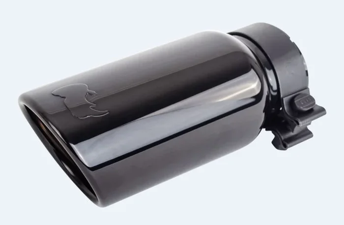 Go Rhino Exhaust Tip – Black Chrome – ID 2 3/4in x L 10in x OD 4in