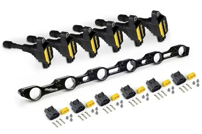 Haltech R35 Coil Bracket Kit – Includes Bracket , Coils And Connectors | Toyota 1JZ/2JZ (HT-120200)