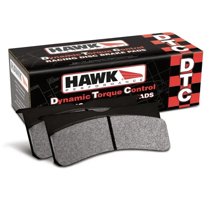 Hawk Performance DTC 30 Rear Racing Brake Pads | 2017-2019 Fiat 124 Spider | 2006 – 2021 Mazda MX-5 Miata (HB523W.539)