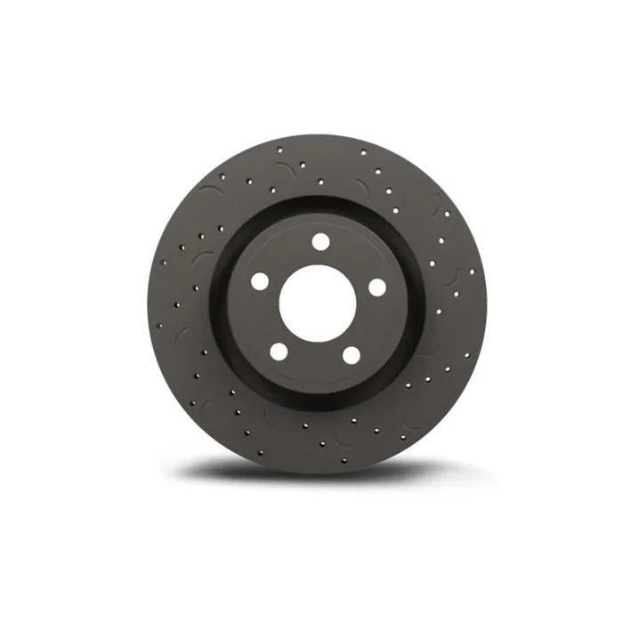 Hawk Talon Drilled & Slotted Front Brake Rotors | 10-15 Hyundai Genesis w/ Brembo Brakes (HTC5077)