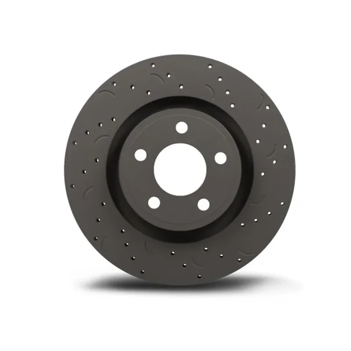 Hawk Talon Drilled & Slotted Rear Brake Rotor Set | 2006-2007 Mazda 6 MazdaSpeed (HTC4947)