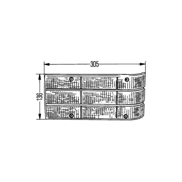 Hella 2SK 006 459-041 Rear Light