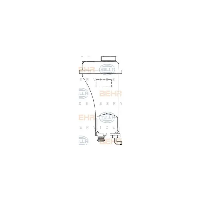 Hella 8MA 376 705-411 Coolant Expansion Tank