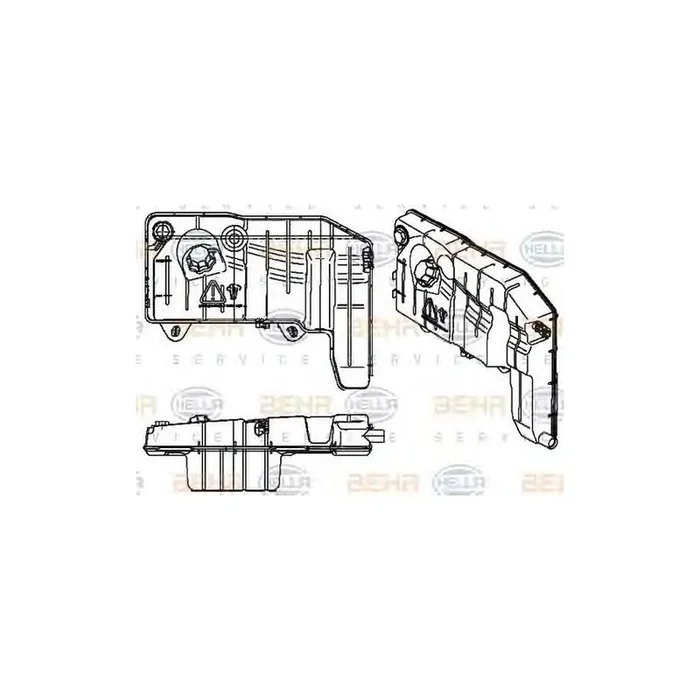 Hella 8MA 376 737-001 Coolant Expansion Tank