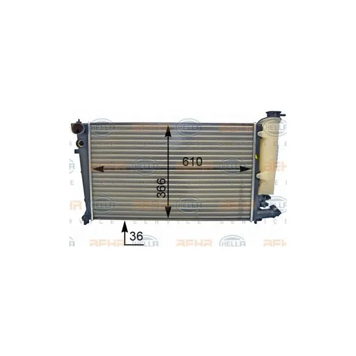Hella 8MK 376 707-261 Engine Radiator
