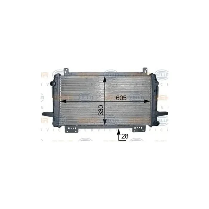 Hella 8MK 376 710-461 Engine Radiator