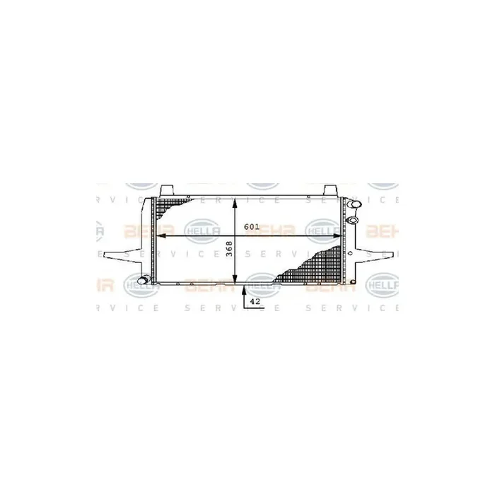 Hella 8MK 376 710-471 Engine Radiator