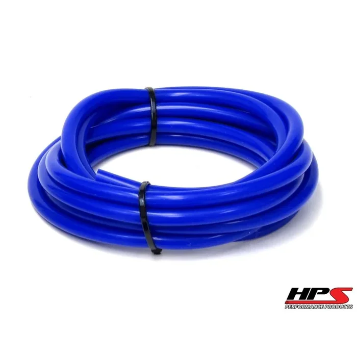 HPS 1/8 ” (3mm) ID Blue High Temp Silicone Vacuum Hose w/ 1.5mm Wall Thickness – 5 Feet Pack
