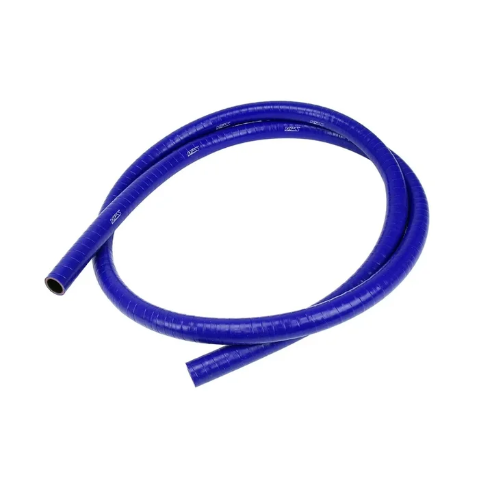 HPS 1 ” (25mm), FKM Lined Oil Resistant High Temperature Reinforced Silicone Hose, 9 Feet, Blue