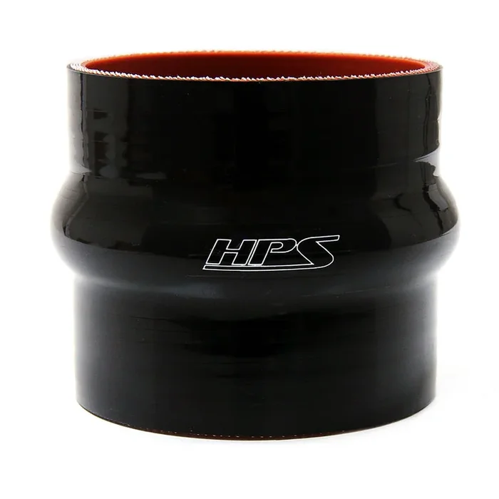 HPS 2-3/8 ” 4-ply Silicone Straight Hump Coupler Hose | Universal (HTSHC-238-BLK)