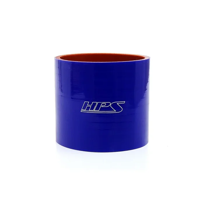 HPS 3-1/8 ” ID , 3 ” Long High Temp 4-ply Reinforced Silicone Straight Coupler Hose Blue (80mm ID , 76mm Length)