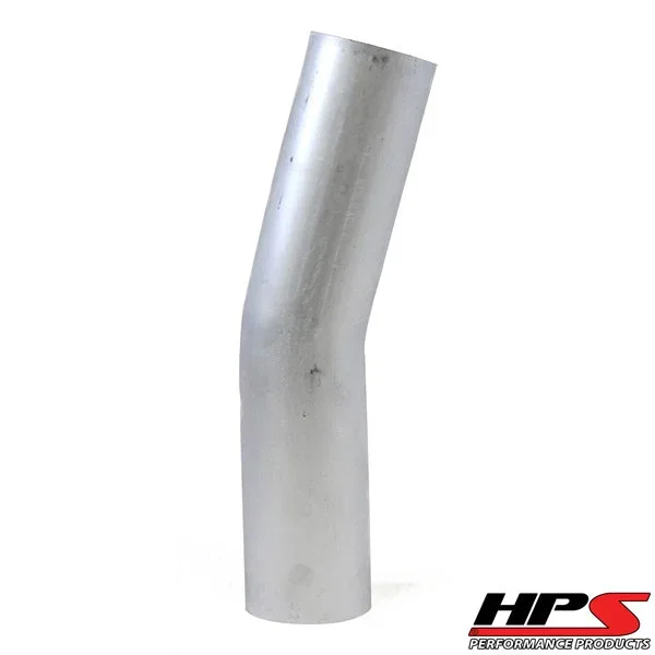 HPS 3.5 ” OD 15 Degree Bend 6061 Aluminum Elbow Pipe 16 Gauge w/ 5-5/8 ” CLR