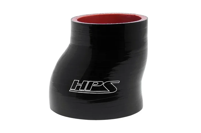 HPS 3 ” – 3-1/2 ” 4-ply Reinforced Silicone Offset Coupler Hose | Universal (HTSOR-300-350-BLK)