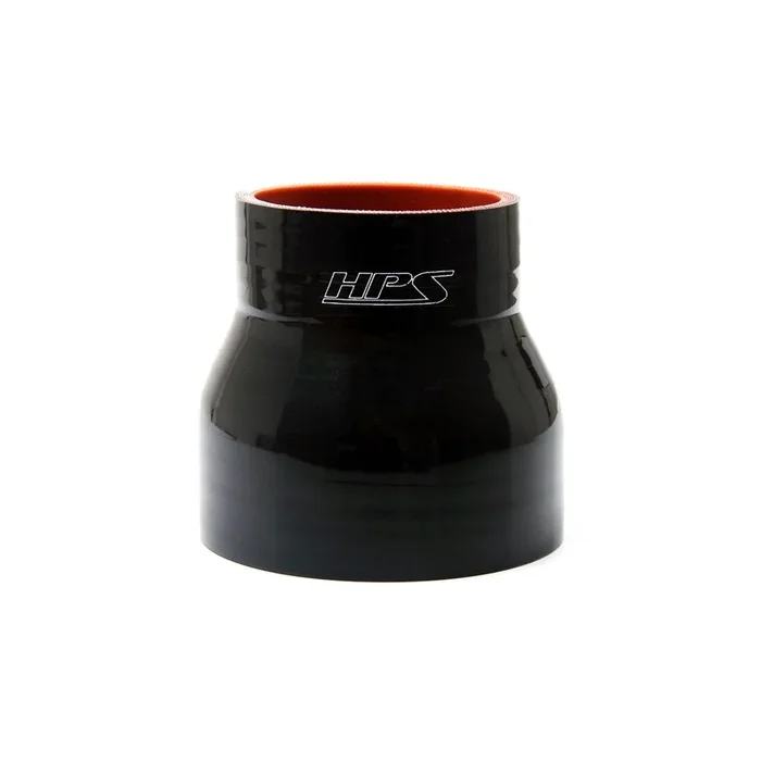 HPS 5/8 ” – 3/4 ” ID , 3 ” Long High Temp 4-ply Reinforced Silicone Reducer Coupler Hose Black (16mm – 19mm ID , 76mm Length)