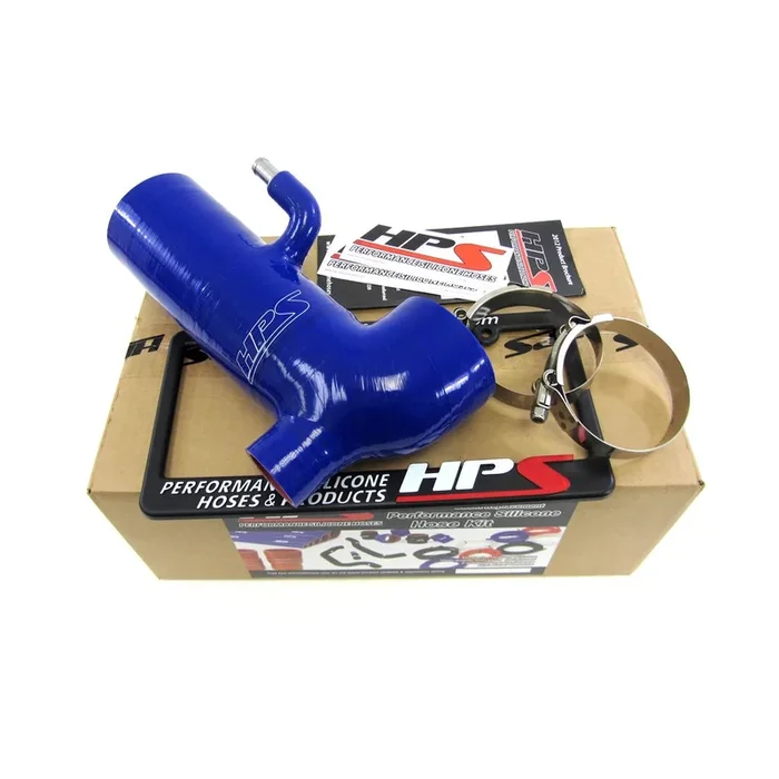 HPS Blue Reinforced Silicone Post MAF Air Intake Hose Kit – Retain Stock Sound Tube for Scion 13-16 FRS