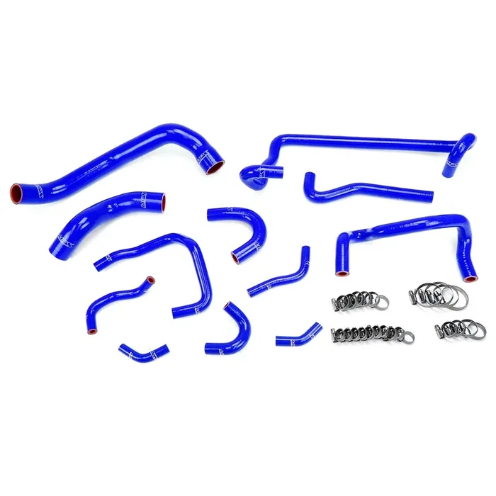 HPS Blue Reinforced Silicone Radiator + Heater Hose Kit Coolant for Nissan 89-94 Skyline GTR R32 RB26DETT Twin Turbo