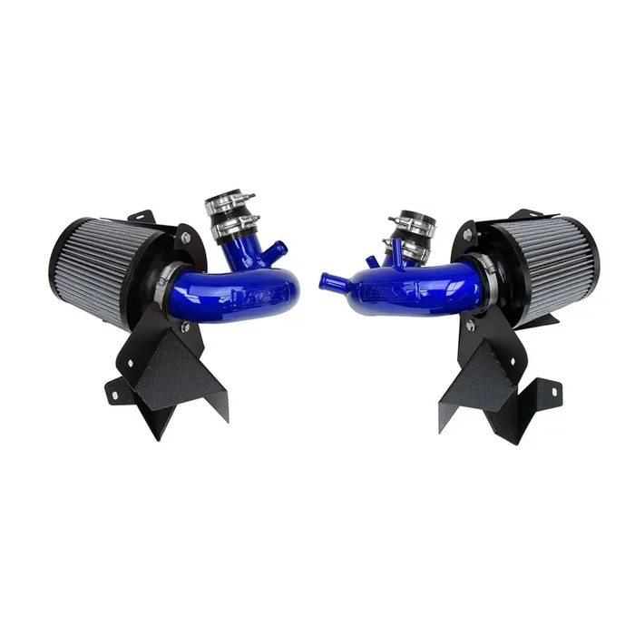HPS Cold Air Intake Kit 18-22 Kia Stinger 3.3L V6 Twin Turbo, Includes Heat Shield, Blue