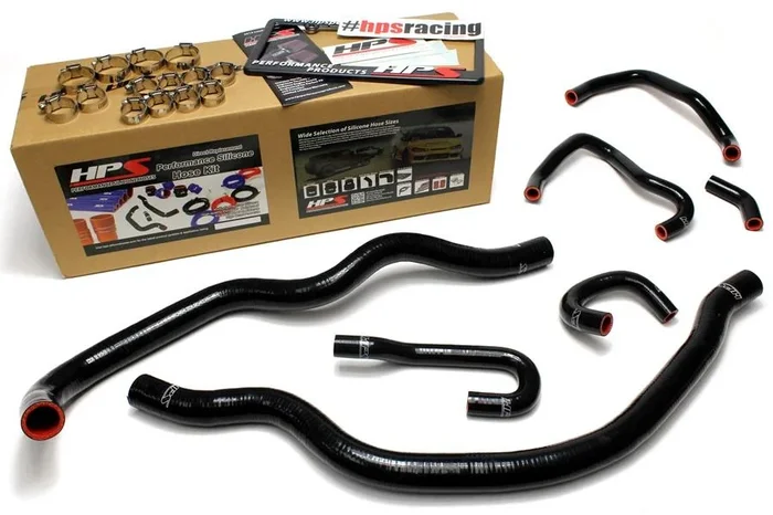 HPS Performance Silicone Radiator + Heater Hoses Honda S2000 AP1/AP2 (00-05) 57-1489-BLK