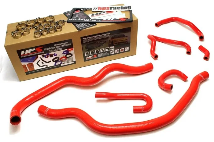 HPS Performance Silicone Radiator + Heater Hoses Honda S2000 AP2 (06-09) Red / Blue / Black