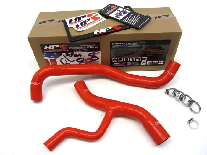 HPS Performance Silicone Radiator Hoses Ford Mustang GT (02-04) Red / Blue / Black
