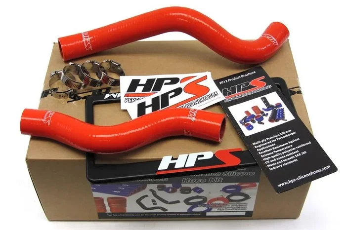 HPS Performance Silicone Radiator Hoses Honda Civic Non Si 1.8L (12-15) Red / Blue / Black