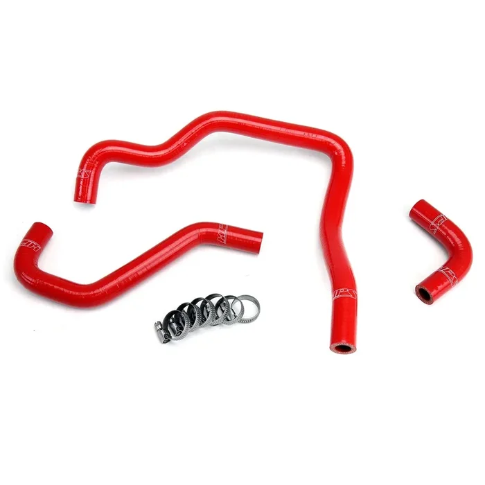 HPS Red Reinforced Silicone Heater Hose Kit for Toyota 89-95 4Runner 22RE Non Turbo EFI LHD