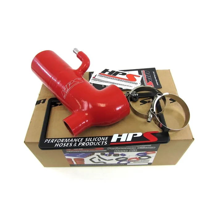 HPS Red Reinforced Silicone Post MAF Air Intake Hose Kit – Retain Stock Sound Tube for Scion 13-16 FRS