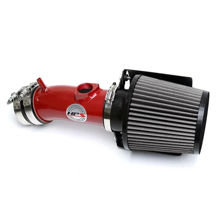 HPS Shortram Air Intake Kit 14-17 Mazda Mazda6 2.5L Skyactiv, Includes Heat Shield, Red