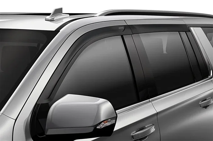 Husky Liners 17-24 Nissan Titan CC/16-24 Nissan Titan XD CC Ventvisor Low Profile 4pc – Matte Black