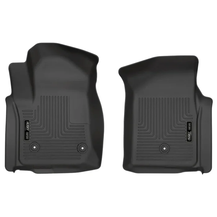 Husky Liners 19-20 Chevy Silverado WeatherBeater Black Floor Liners – Front