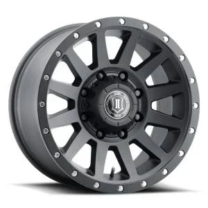 ICON ALLOYS COMPRESSION HD SAT BLK – 18 X 9 / 8 X 6.5 / 12 MM / 5.5″ BS – 2018908055SB