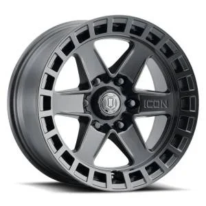 ICON ALLOYS RAIDER SAT BLK – 17 X 8.5 / 6 X 135 / 6 MM / 5″ BS – 3417856350SB