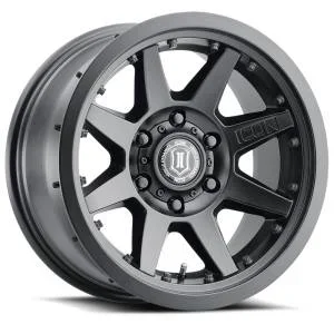 ICON ALLOYS REBOUND PRO SAT BLK – 17 X 8.5 / 6X135 / 6MM / 5″ BS – 21817856350SB